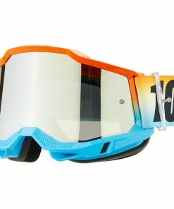 100% Accuri 2 Verspiegelte Goggles Blau/orange