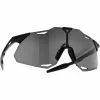 100% Hypercraft XS Sonnenbrille Schwarz -Günstiges Kleidung Geschäft 100 hypercraft xs sunglasses matte black smoke 1