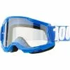 100% Strata 2 Klarsicht Goggles Jugend Blau -Günstiges Kleidung Geschäft 100 strata 2 clear goggles youth blue 1