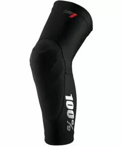 100% Teratec Knieprotektoren Schwarz