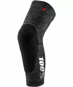 100% Teratec Knieprotektoren Grau/schwarz