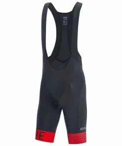 Gore C5 Opti Bib Shorts+ -Günstiges Kleidung Geschäft Gore C5 Opti Bib Shorts 0 blackred 196054