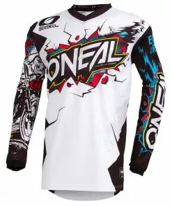 O'Neal Element Jersey Villain 8 O'Neal Element Jersey Villain -Günstiges Kleidung Geschäft ONeal Element Jersey Villain Radtrikot Langarm Herren white 210886 01