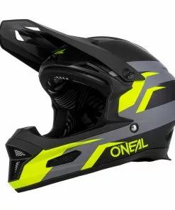 O'Neal Fury Stage -Günstiges Kleidung Geschäft ONeal Fury Stage Fullfacehem BLACK NEON YELLOW 219741 03