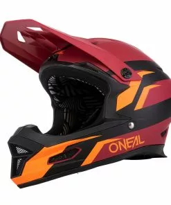 O'Neal Fury Stage -Günstiges Kleidung Geschäft ONeal Fury Stage Fullfacehem RED ORANGE 219741 03