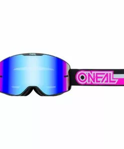 O'Neal B-20 Proxy Goggle -Günstiges Kleidung Geschäft Oneal B20 Proxy Goggle OS BLACK PINK RADIUM BLUE LENS 219792 01