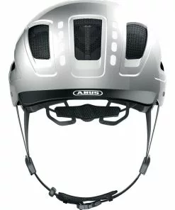 Abus Hyban 2.0 LED Urbanhelm -Günstiges Kleidung Geschäft abus hyban 2 0 led urbanhelm 4 signal silver 224087