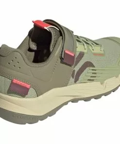 Adidas Five Ten 5.10 Trailcross Clip-In MTB Schuhe Damen Oliv -Günstiges Kleidung Geschäft adidas five ten 510 trailcross clip in mtb shoes women quiet crimson orbit green turbo 4