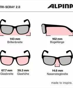 Alpina Tri-Scray 2.0 Fahrradbrille -Günstiges Kleidung Geschäft az Alpina Tri Scray 20 Fahrradbrille 4 moongreymatt 219649