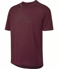 IXS Flow Tech Tee Mnt Graphic (S/S) -Günstiges Kleidung Geschäft az IXS Flow Tech Tee Mnt Graphic SS 2 raisin 226151
