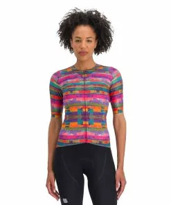 Sportful Glitch W Bomber Jersey -Günstiges Kleidung Geschäft az Sportful Glitch W Bomber Jersey 0 multicolorpink 229623