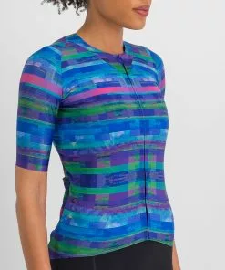 Sportful Glitch W Bomber Jersey -Günstiges Kleidung Geschäft az Sportful Glitch W Bomber Jersey 4 multicolorblue 229623