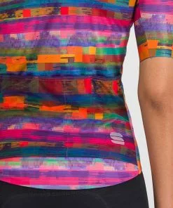 Sportful Glitch W Bomber Jersey -Günstiges Kleidung Geschäft az Sportful Glitch W Bomber Jersey 4 multicolorpink 229623