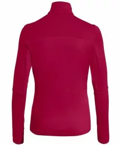 Vaude Women's Livigno Halfzip II -Günstiges Kleidung Geschäft az Vaude Womens Livigno Halfzip II 2 crimsonred 216925