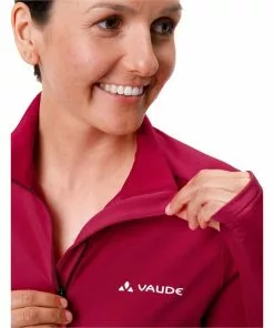 Vaude Women's Livigno Halfzip II -Günstiges Kleidung Geschäft az Vaude Womens Livigno Halfzip II 5 crimsonred 216925
