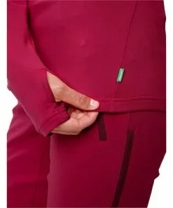 Vaude Women's Livigno Halfzip II -Günstiges Kleidung Geschäft az Vaude Womens Livigno Halfzip II 6 crimsonred 216925