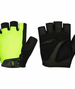 BBB Cycling Cooldown Kurzfingerhandschuhe Herren Gelb