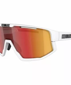 Bliz Fusion Brille Weiß -Günstiges Kleidung Geschäft bliz fusion glasses matt white smoke with red multi 3