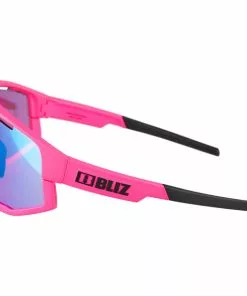 Bliz Fusion M12 Brille Pink -Günstiges Kleidung Geschäft bliz fusion m12 brille matt neon pink begonia with blue multi 2
