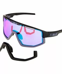 Bliz Fusion M12 Brille Schwarz/grau -Günstiges Kleidung Geschäft bliz fusion nano optics glasses matte black matte grey begonia with blue multi nordic light 6