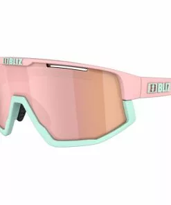 Bliz Fusion Pastel Collection Sonnenbrille Pink/grün -Günstiges Kleidung Geschäft bliz fusion pastel collection glasses powder pink frame mint logo mint jawbone 5