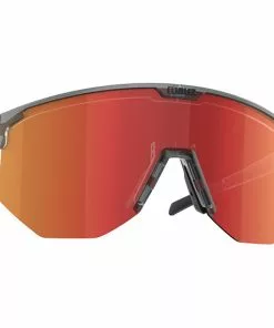 Bliz Hero Brille Grau -Günstiges Kleidung Geschäft bliz hero glasses transparent dark grey brown w red multi 6