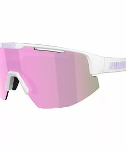 Bliz Matrix M12 Brille Weiß -Günstiges Kleidung Geschäft bliz matrix m12 glasses matt white w purple logo brown with pink multi 3
