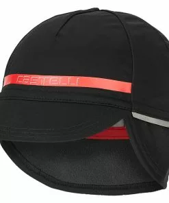 Castelli Difesa 2 Cap Schwarz/rot