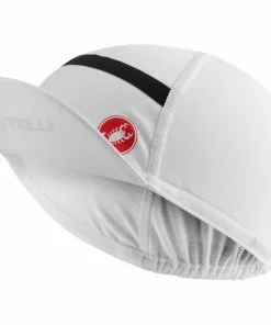 Castelli Ombra Fahrrad Kappe Weiß