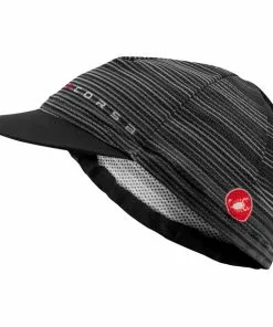 Castelli Rosso Corsa Cap Schwarz