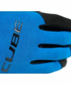Cube Performance Langfinger-Handschuhe Schwarz/blau -Günstiges Kleidung Geschäft cube performance long finger gloves blue 5