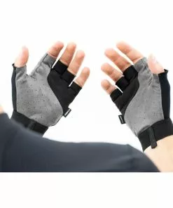 Cube Pro Kurzfinger-Handschuhe Schwarz/grau -Günstiges Kleidung Geschäft cube pro short finger gloves black 3