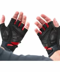 Cube X NF Kurzfinger-Handschuhe Rot/schwarz -Günstiges Kleidung Geschäft cube x nf short finger gloves red 3