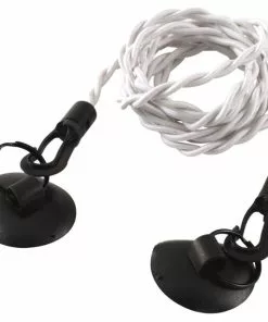 Easy Camp Elastische Wäscheleine Weiß/schwarz