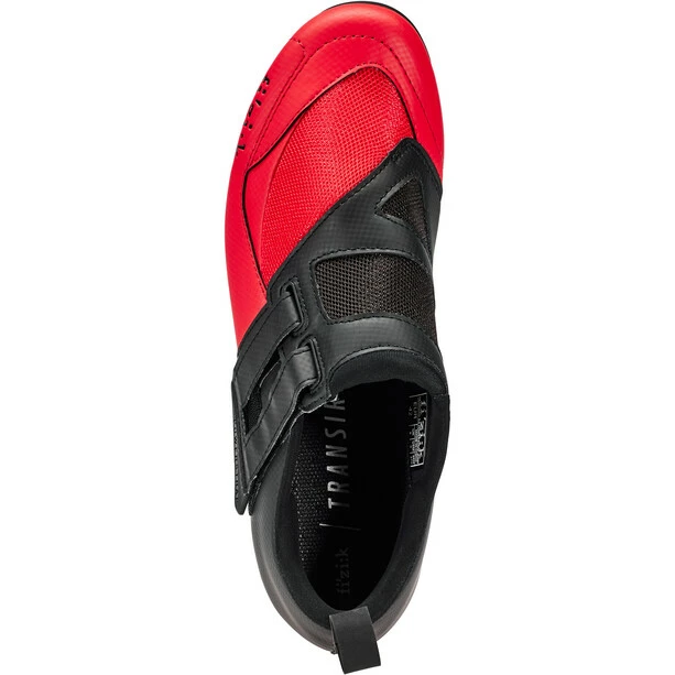 Fizik Transiro Powerstrap R4 Triathlonschuhe Schwarz/rot 5 Fizik Transiro Powerstrap R4 Triathlonschuhe Schwarz/rot – Bild 3