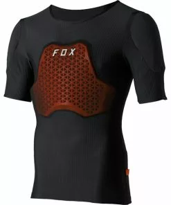 Fox Baseframe Pro Kurzarm Protektorenshirt Jugend Schwarz