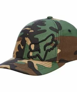 Fox Flex 45 Flexfit Cap Jugend Grün