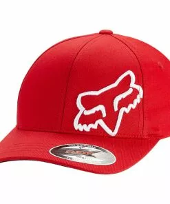 Fox Flex 45 Flexfit Cap Jugend Rot