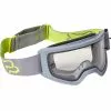 Fox Main Stray Goggles Herren Grau/gelb -Günstiges Kleidung Geschäft fox main stray goggles men steel grey clear 1