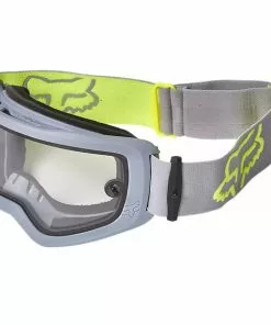 Fox Main Stray Goggles Herren Grau/gelb 6 Fox Main Stray Goggles Herren Grau/gelb -Günstiges Kleidung Geschäft fox main stray goggles men steel grey clear 2