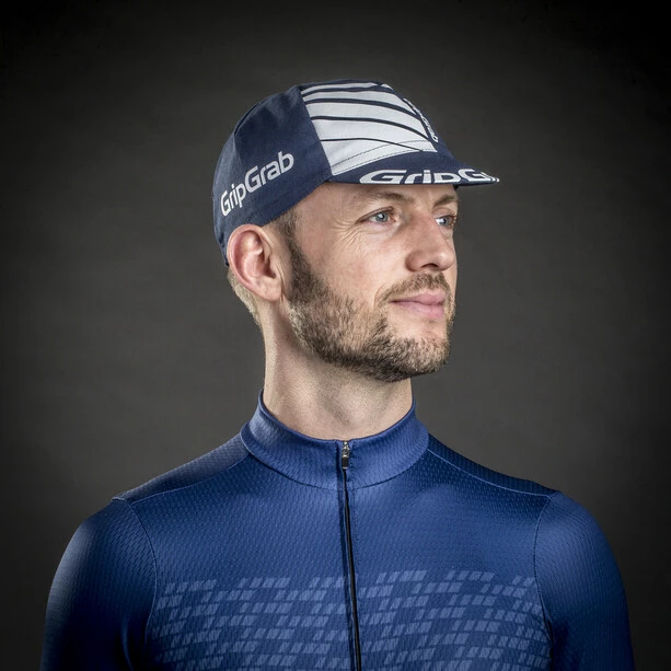 GripGrab Classic Fahrradkappe Blau/weiß 4 GripGrab Classic Fahrradkappe Blau/weiß – Bild 2