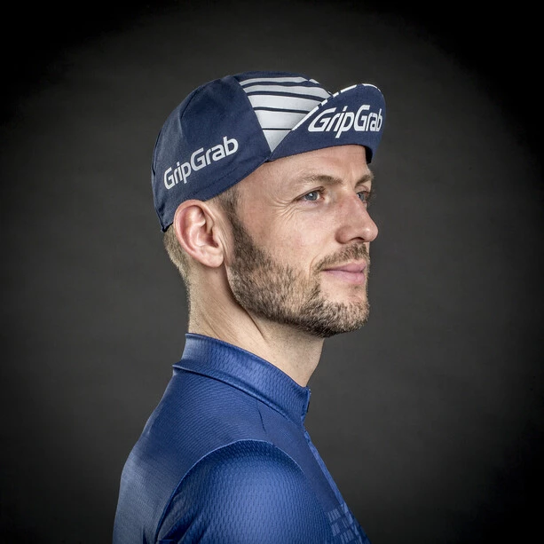 GripGrab Classic Fahrradkappe Blau/weiß 5 GripGrab Classic Fahrradkappe Blau/weiß – Bild 3