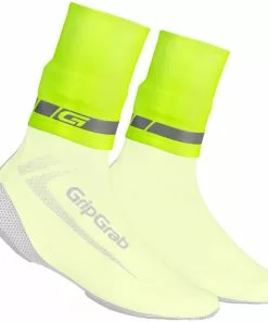 GripGrab CyclinGaiter Hi-Vis Regenwetter Gamasche Gelb