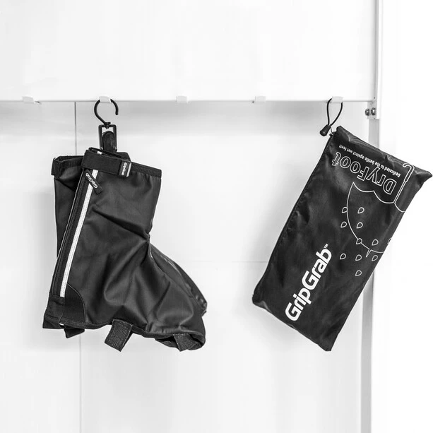 GripGrab DryFoot Everyday Wasserdichte Überschuhe Schwarz 6 GripGrab DryFoot Everyday Wasserdichte Überschuhe Schwarz – Bild 4