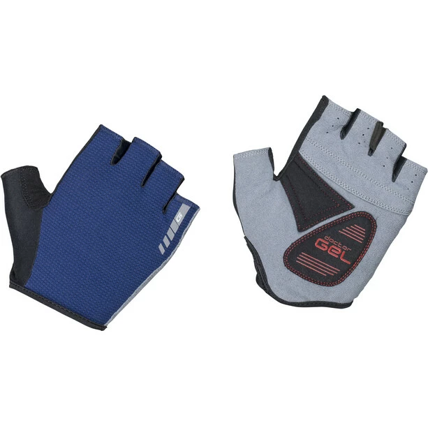 GripGrab EasyRider Gepolsterte Kurzfinger-Handschuhe Schwarz/blau 3 GripGrab EasyRider Gepolsterte Kurzfinger-Handschuhe Schwarz/blau