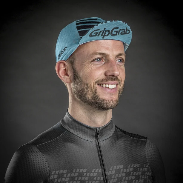 GripGrab Lightweight Sommer Fahrradkappe Blau 5 GripGrab Lightweight Sommer Fahrradkappe Blau – Bild 3
