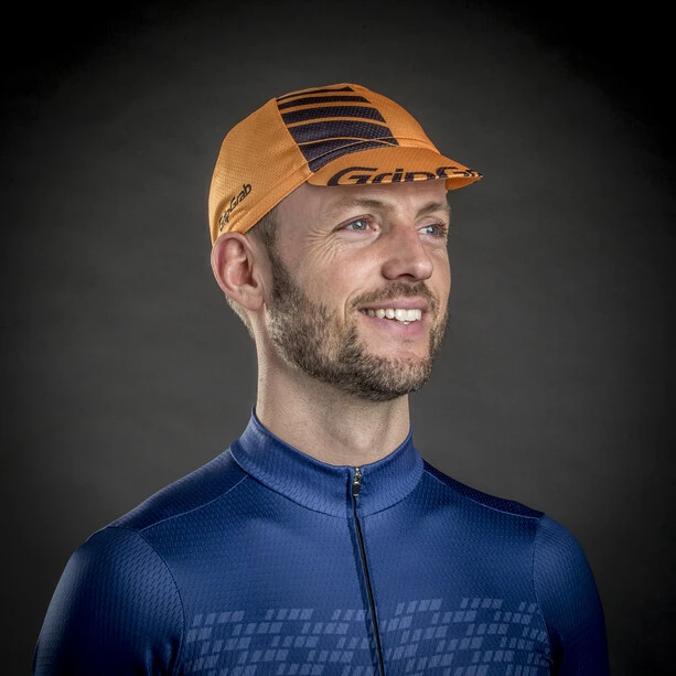 GripGrab Lightweight Sommer Fahrradkappe Orange 4 GripGrab Lightweight Sommer Fahrradkappe Orange – Bild 2