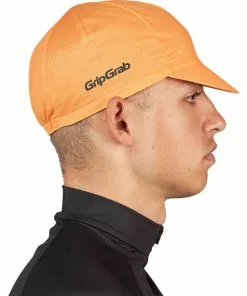 GripGrab Lightweight Sommer Fahrradkappe Orange -Günstiges Kleidung Geschäft gripgrab lightweight summer cycling cap orange 4 1