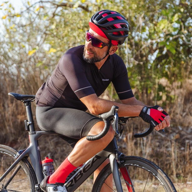 GripGrab Lightweight Sommer Fahrradkappe Rot 8 GripGrab Lightweight Sommer Fahrradkappe Rot – Bild 6