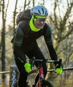 GripGrab Lightweight Windproof Thermo Hi-Vis Helmmütze Grün -Günstiges Kleidung Geschäft gripgrab lightweight windproof thermal hi vis skull cap fluo yellow 3